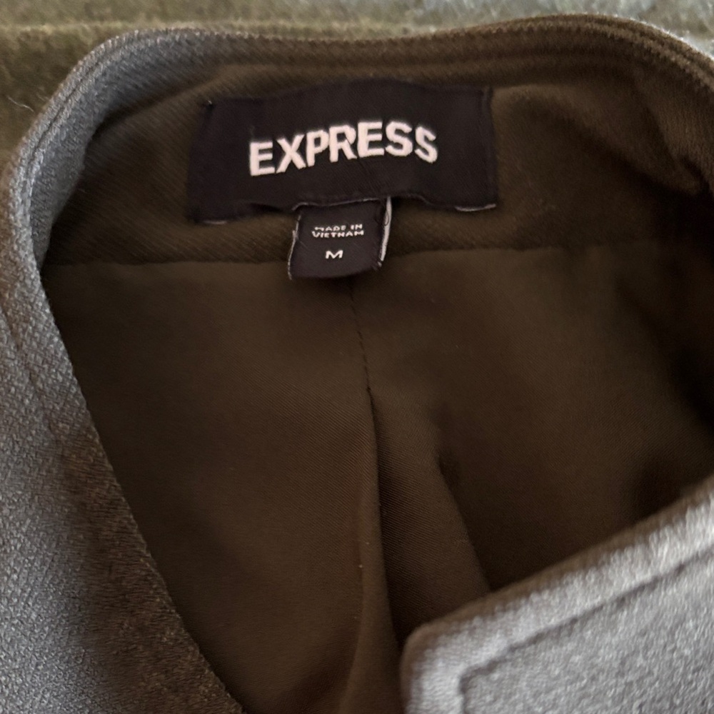 Express Military-Inspired Olive Jacket